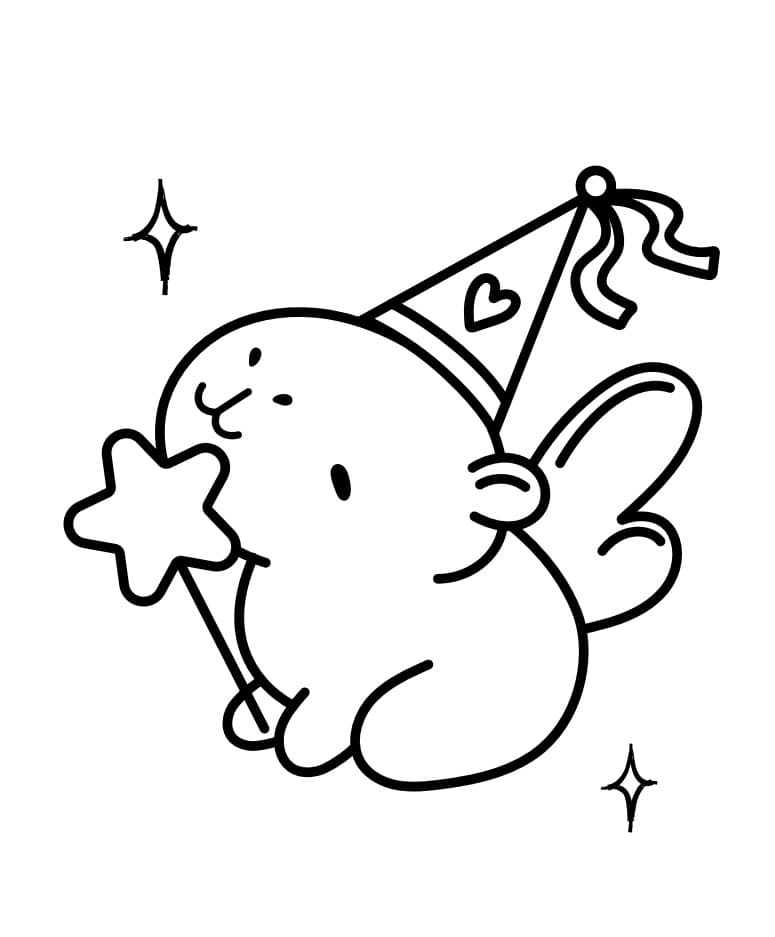 Capybara para Colorear