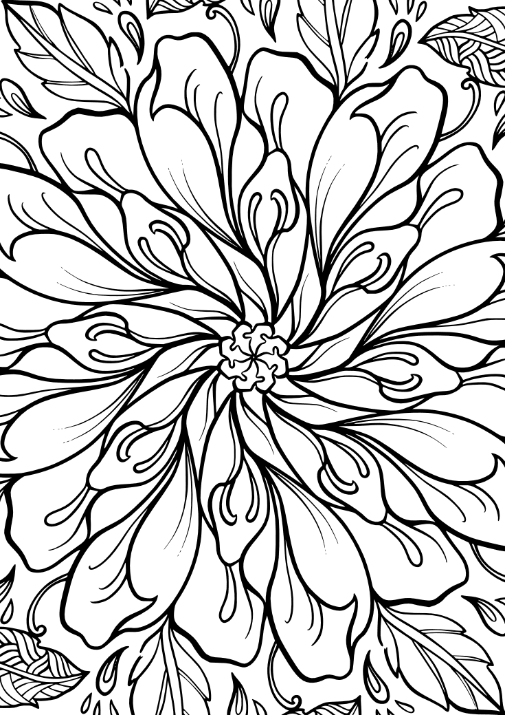 Mandala Flores & Hojas 3